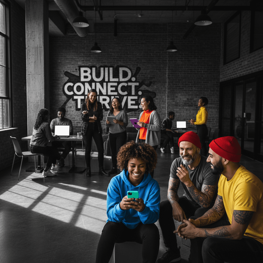 Community members engaged in 2CB movement discussion