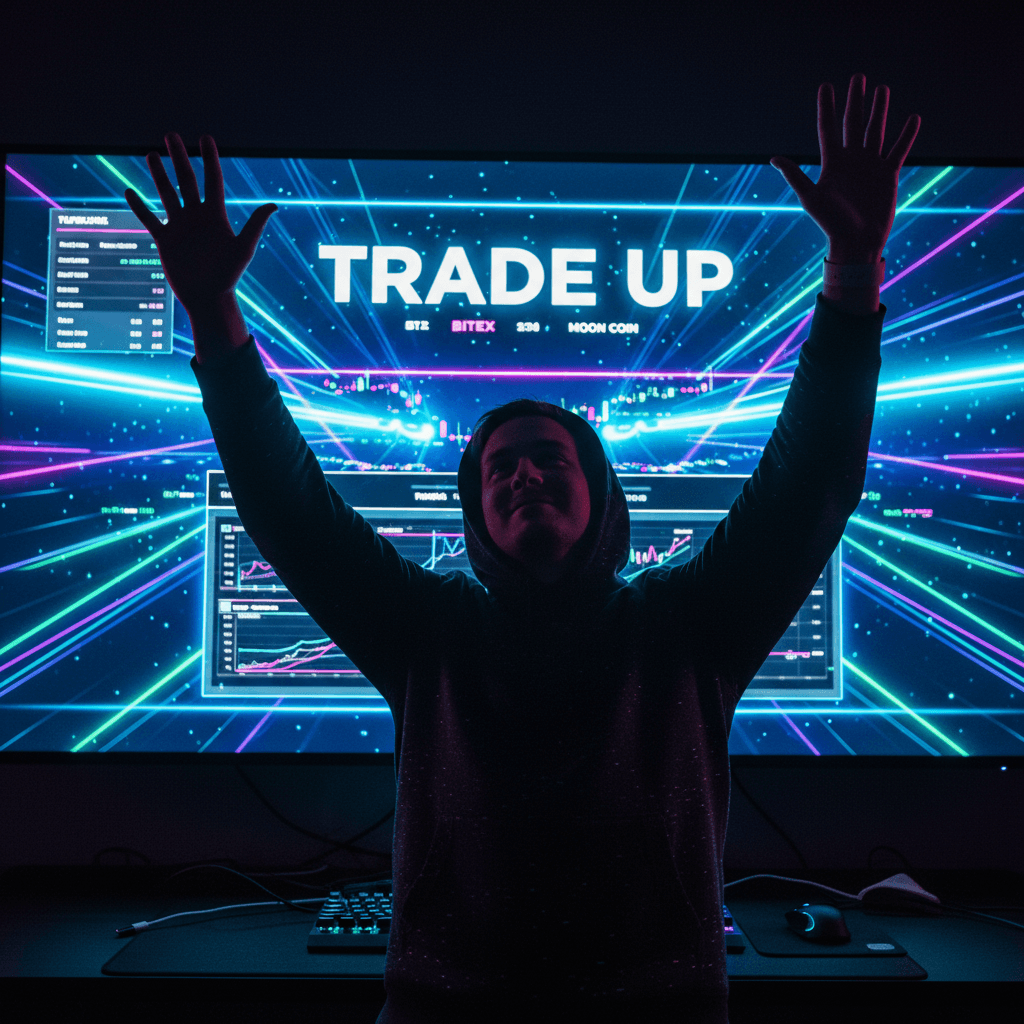 Community member celebrating gains